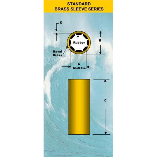 Trelex Qualifies for Free Shipping Trelex BLACKFISH 1" x 1-1/4" x 4 Brass #E00600