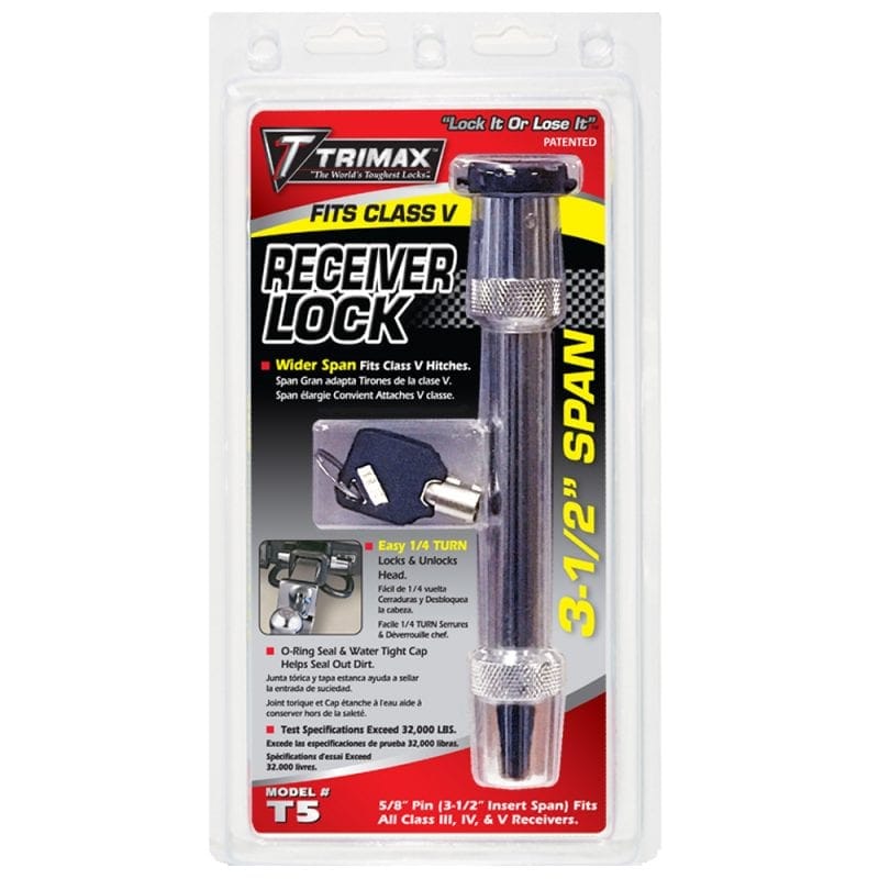Trimax Locks Qualifies for Free Shipping Trimax Locks 5/8" Key Receiver Lock V Hitches #T5
