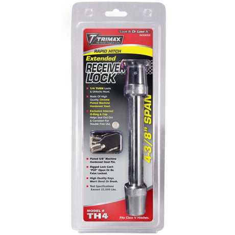 Trimax Locks Qualifies for Free Shipping Trimax Locks 5/8" x 4-3/8" Key Receiver Lock #TH4