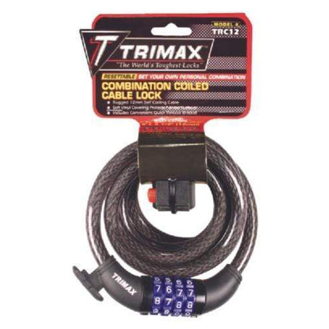 Trimax Locks Qualifies for Free Shipping Trimax Locks 6' Resettable Combo Lock #TRC126