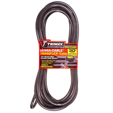 Trimax Locks Qualifies for Free Shipping Trimax Locks Cable Versa-Cable 30' x 10mm #VMAX30CBL