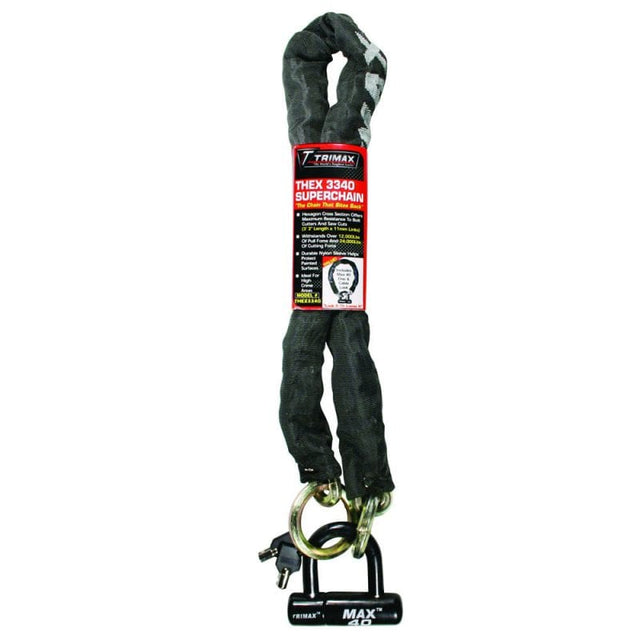 Trimax Locks Qualifies for Free Shipping Trimax Locks Combo Set 3'-3" x 12mm + Max40 #THEX3340