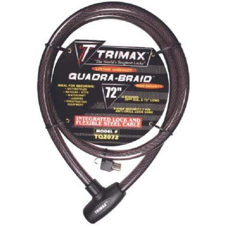 Trimax Locks Qualifies for Free Shipping Trimax Locks Integrated Cable Lock #TQ2072