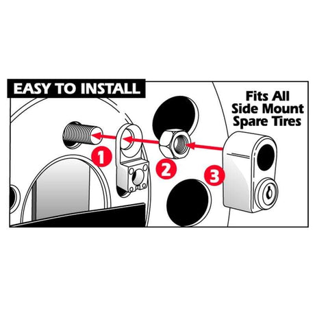 Trimax Locks Qualifies for Free Shipping Trimax Locks Spare Tire Nut Lock #TNL740