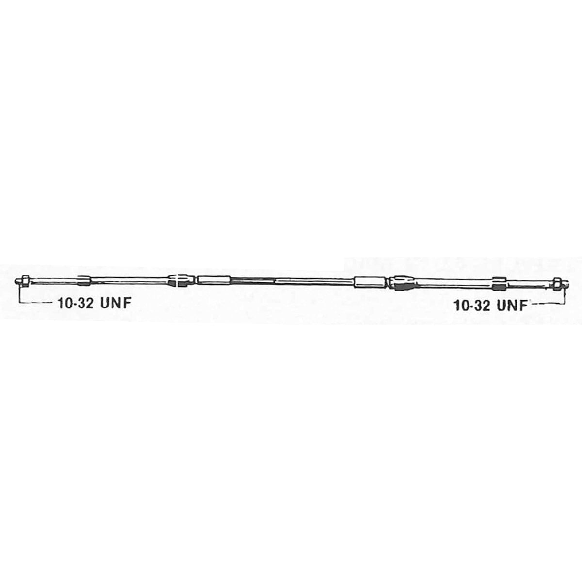 Uflex USA Qualifies for Free Shipping Uflex 12' Mach Zero Engine Control Cable #MACHZEROX12