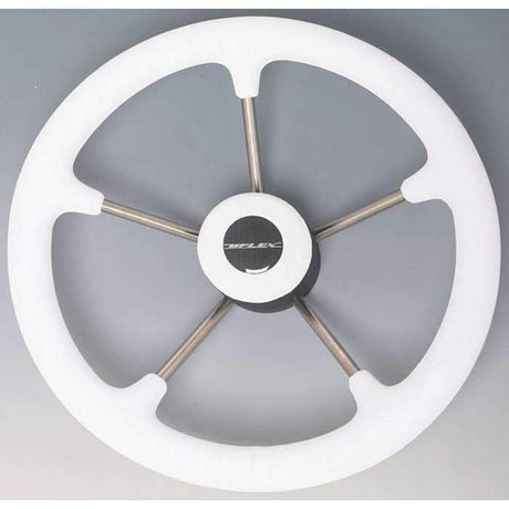 Uflex USA Not Qualified for Free Shipping Uflex 13.8" Diameter 5-Spoke White Polished #V70W