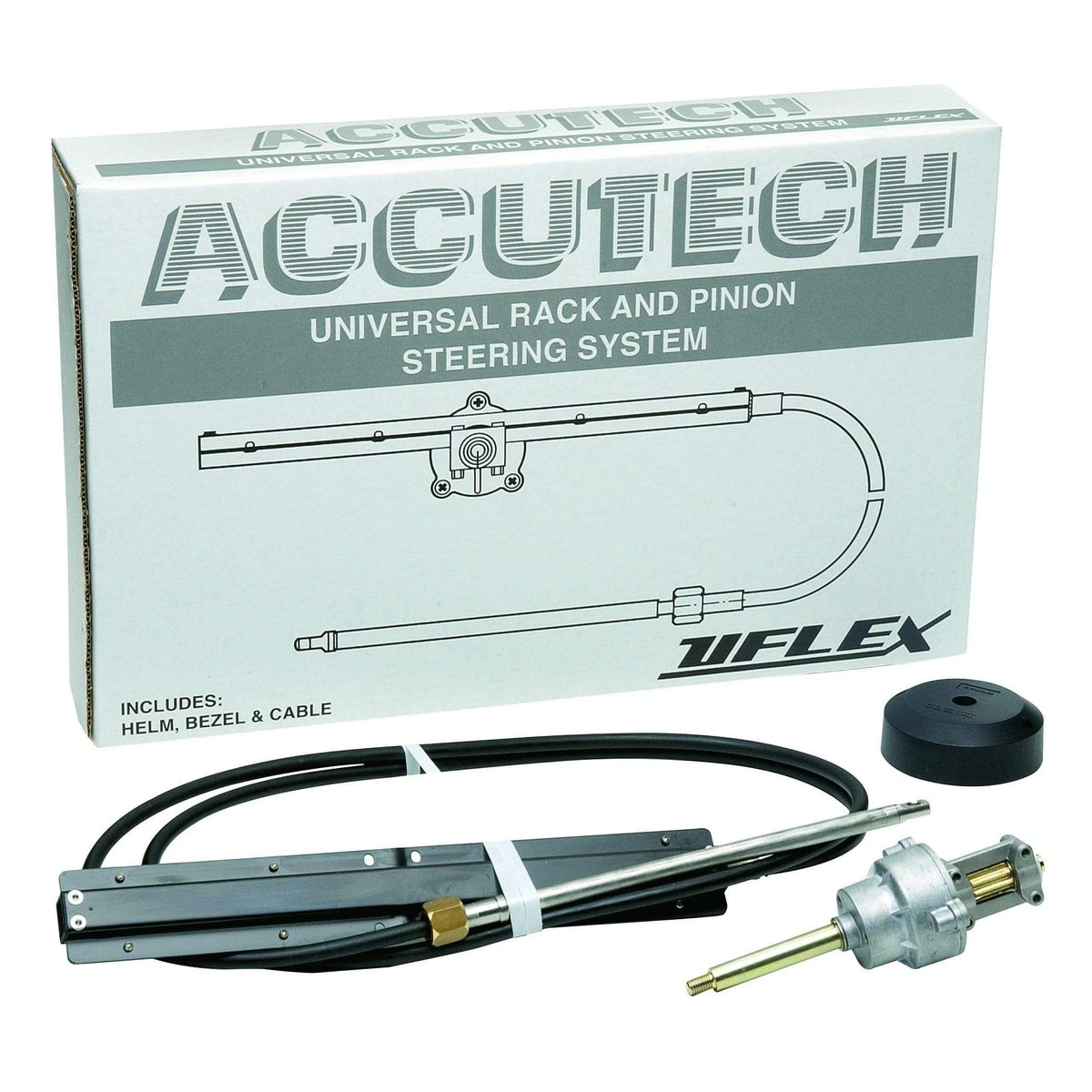 Uflex Accutech Rack Steering System 13' Kit #ACCUTECH13
