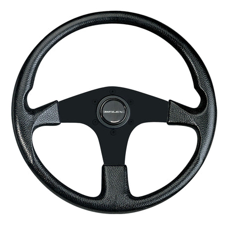 Uflex USA Qualifies for Free Shipping Uflex Black Aluminum Spoke Black Soft Touch Grip 13.8" Dia #CORSE-B/B