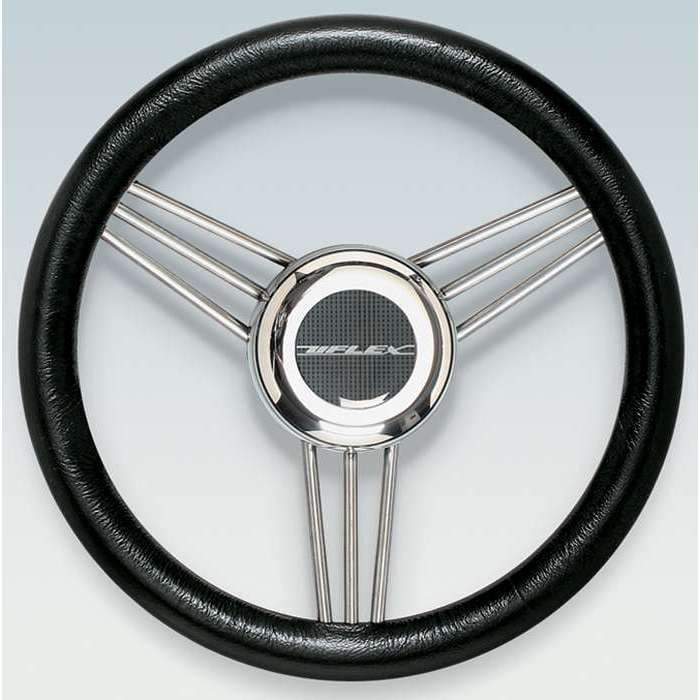 Uflex USA Not Qualified for Free Shipping Uflex Black EQ 3-Spoke Steering Wheel #V25B