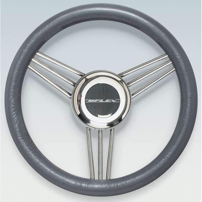 Uflex USA Not Qualified for Free Shipping Uflex Grey EQ 3-Spoke Steering Wheel #V25G