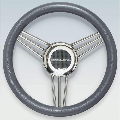 Uflex USA Not Qualified for Free Shipping Uflex Grey EQ 3-Spoke Steering Wheel #V25G