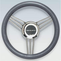 Uflex USA Not Qualified for Free Shipping Uflex Grey EQ 3-Spoke Steering Wheel #V25G