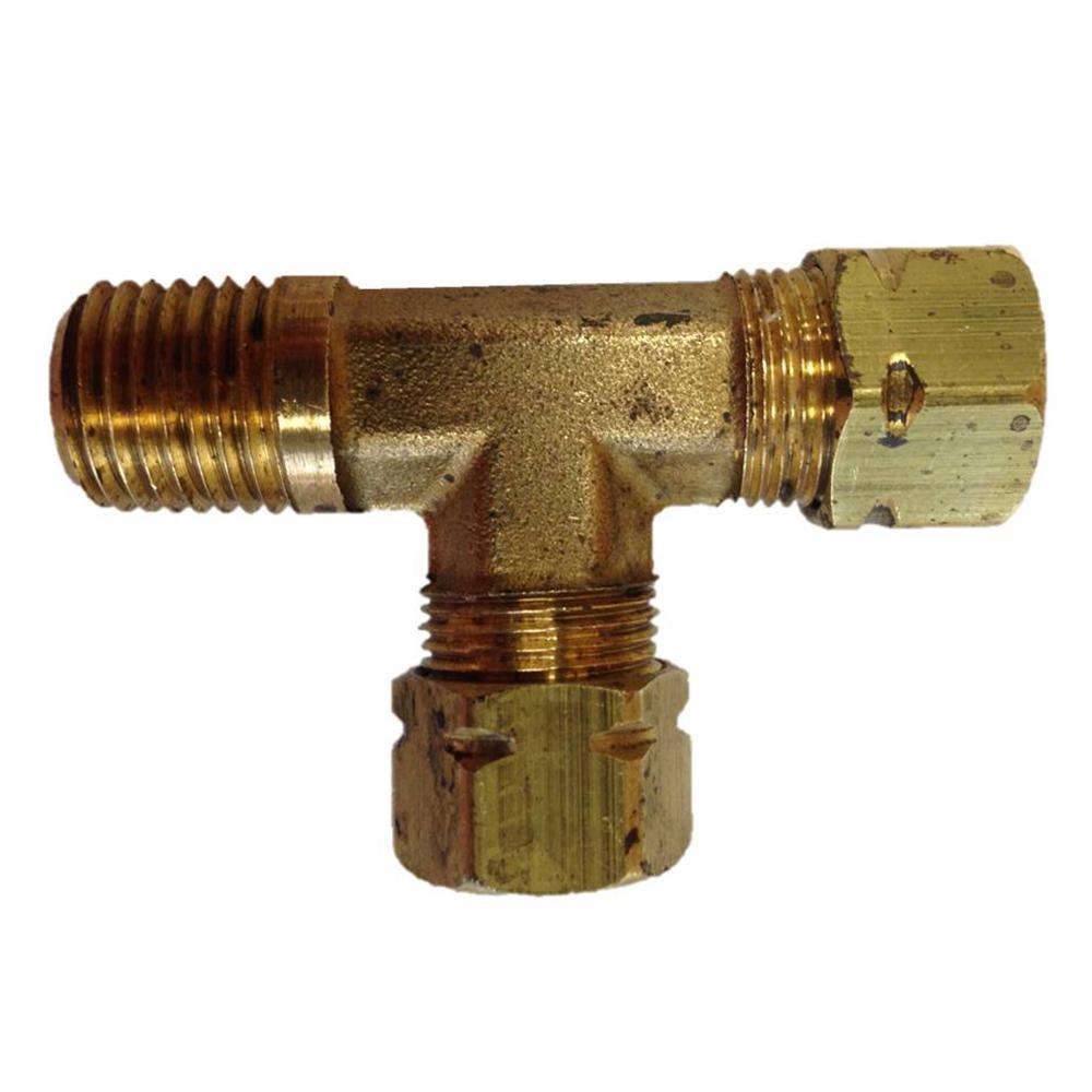 Uflex USA Qualifies for Free Shipping Uflex Male Run Tee Fitting 3/8" x 3/8" Tube x1/4" NPT #171CA-6-4