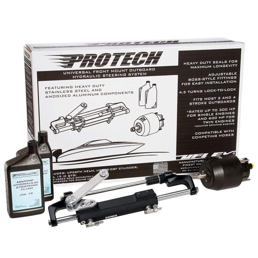 Uflex USA Qualifies for Free Shipping Uflex Protech 1.1 Front Mount O/B Hydraulic System No Hoses #PROTECH 1.1