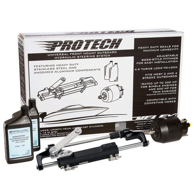 Uflex USA Qualifies for Free Shipping Uflex Protech 2 Front Mount O/B Hydraulic System No Hoses #PROTECH 2.1