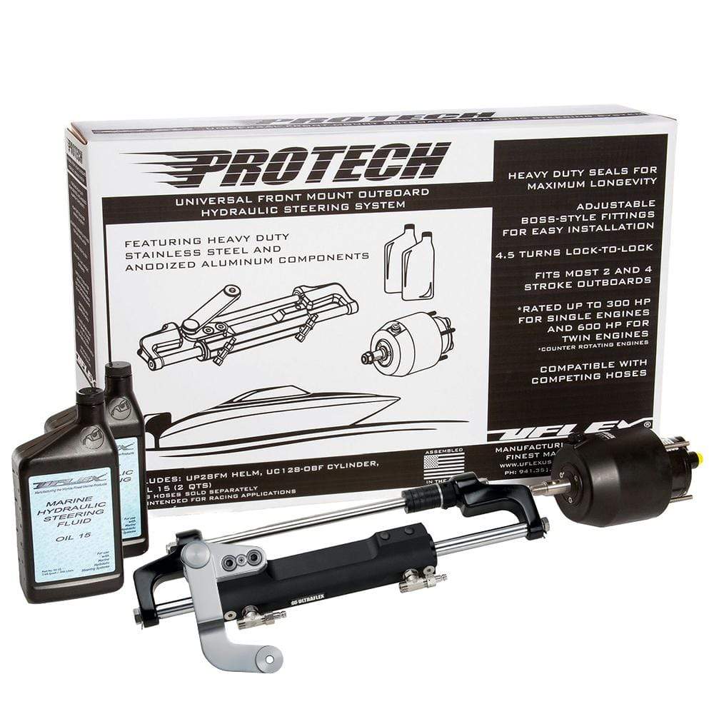 Uflex USA Qualifies for Free Shipping Uflex Protech 3.1 Front Mount O/B Hydraulic System No Hoses #PROTECH 3.1