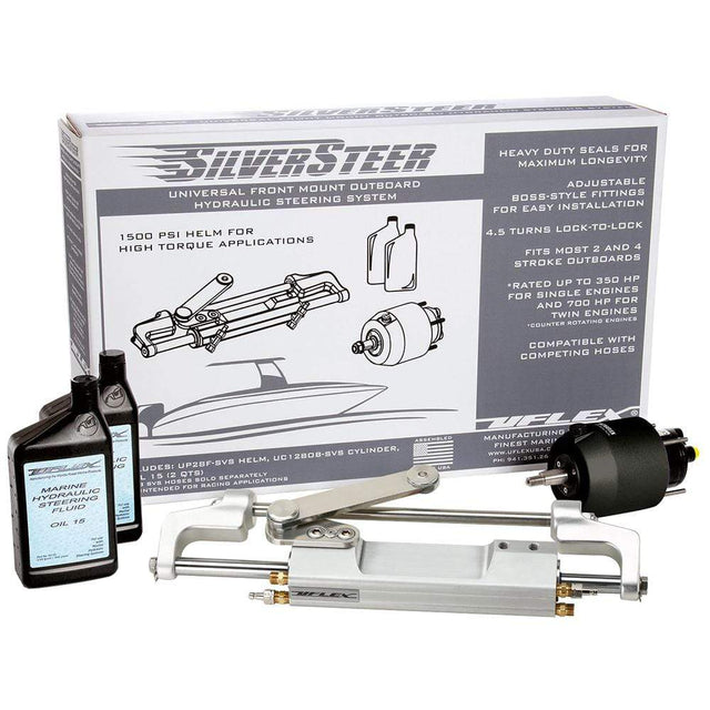 Uflex USA Qualifies for Free Shipping Uflex Silversteer Front Mount Outboard Hydraulic Steering #SILVERSTEERXP2