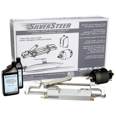 Uflex USA Qualifies for Free Shipping Uflex Silversteer Outboard Hydraulic Tilt Steering System #SILVERSTEERXP1T