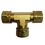 Uflex USA Qualifies for Free Shipping Uflex Union T-Fitting for 3/8" Tube Compression Fittings #TF38-39502V