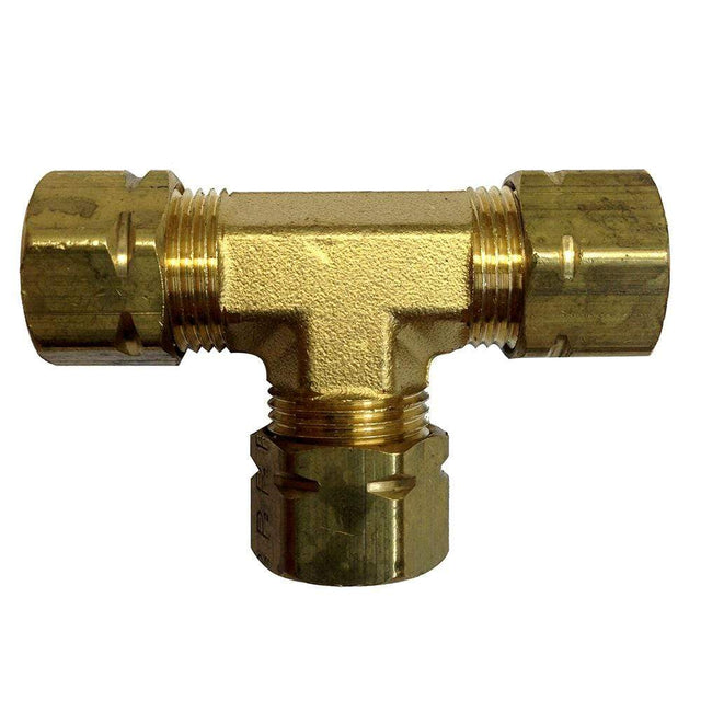 Uflex USA Qualifies for Free Shipping Uflex Union T-Fitting for 3/8" Tube Compression Fittings #TF38-39502V