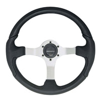 Uflex USA Qualifies for Free Shipping Uflex USA Black Grip 3 Spoke Silver #NISIDA-B/S