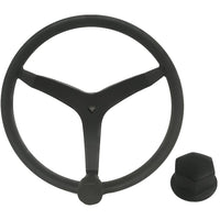 Uflex USA Qualifies for Free Shipping Uflex V46b SS Steering Wheel W/Speed Knob & Nut Black #V46B KIT
