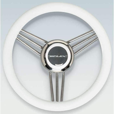 Uflex USA Not Qualified for Free Shipping Uflex White EQ 3-Spoke Steering Wheel #V25W