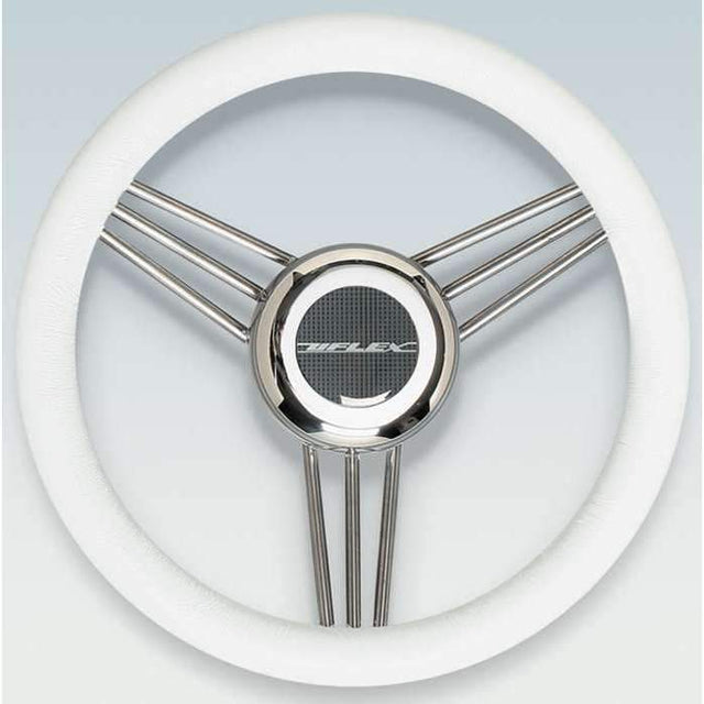 Uflex USA Not Qualified for Free Shipping Uflex White EQ 3-Spoke Steering Wheel #V25W