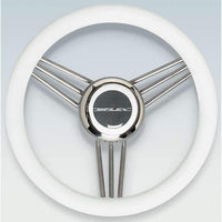 Uflex USA Not Qualified for Free Shipping Uflex White EQ 3-Spoke Steering Wheel #V25W