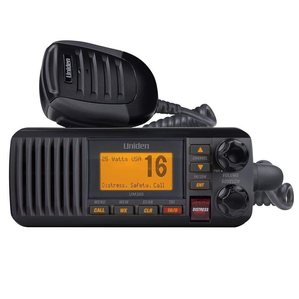 Uniden Qualifies for Free Shipping Uniden Fixed-Mount VHF Radio Black #UM385BK