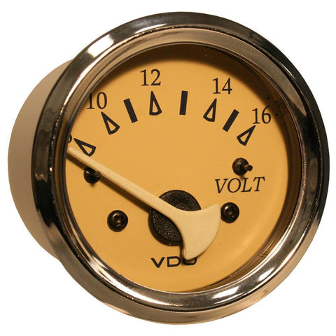 VDO Qualifies for Free Shipping VDO Allentare Teak Voltmeter 8-16v #332-12289