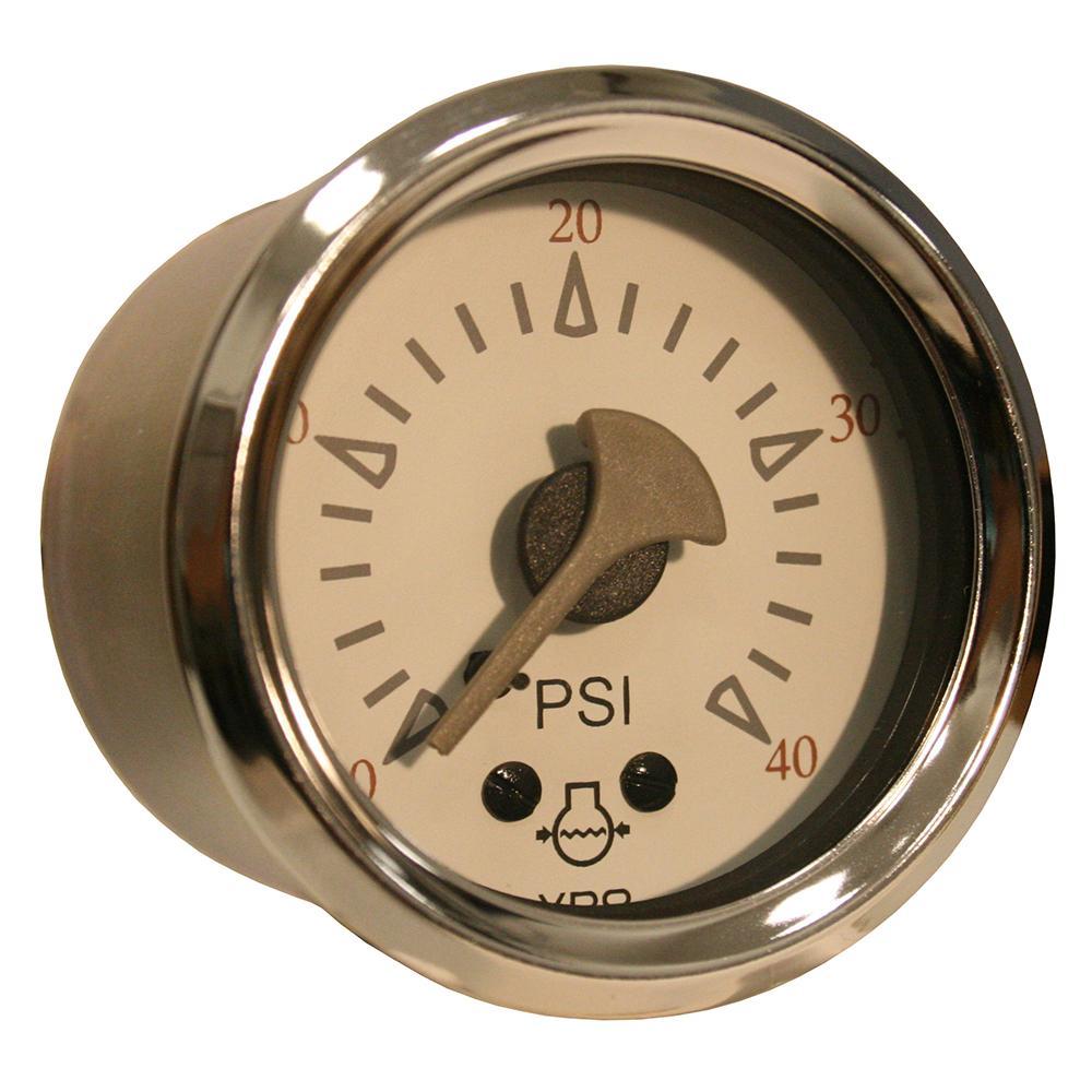 VDO Qualifies for Free Shipping VDO Allentare White/Grey 40 PSI Mechanical Water Pressure #150-13753
