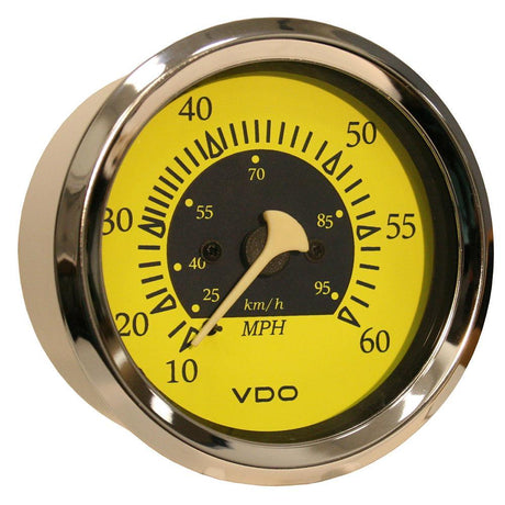VDO Qualifies for Free Shipping VDO Allentare Yellow/Blue 60 MPH 3-3/8" 85mm Pitot #260-14754