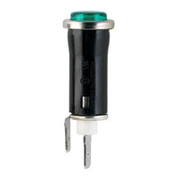 VDO Qualifies for Free Shipping VDO Green Snap-In Panel Mount Light 12v #600-845