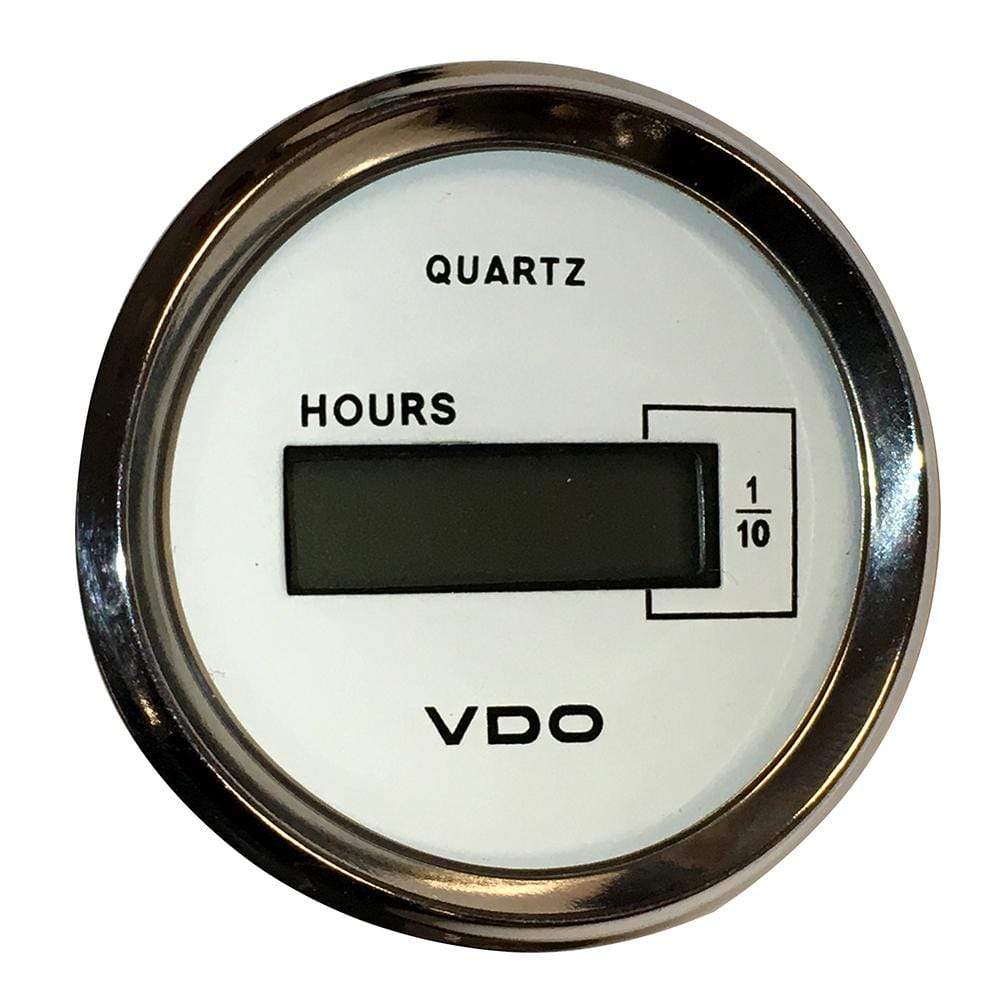 VDO Qualifies for Free Shipping VDO Hourmeter LCD Gauge 10-32v 52mm White #331-548