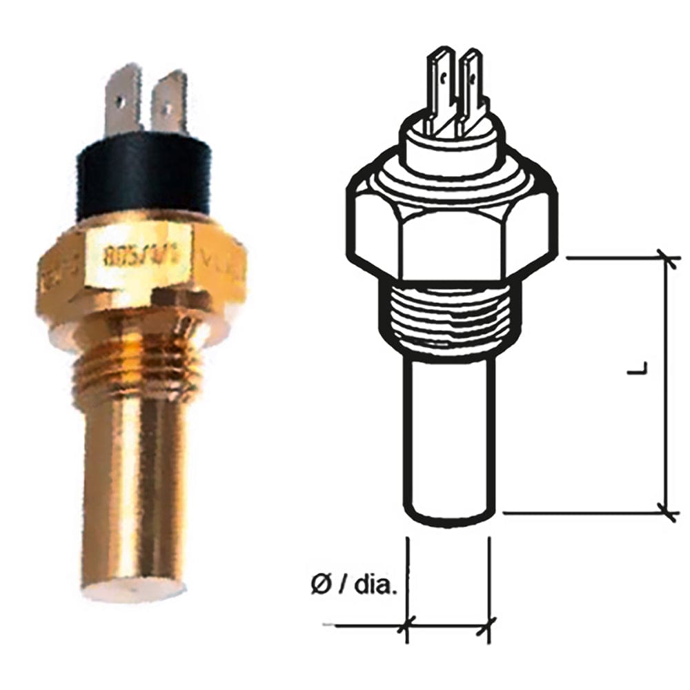 VDO Qualifies for Free Shipping VDO Marine Engine Oil Temp Sensor Dual Pole Spade #323-805-003-001N