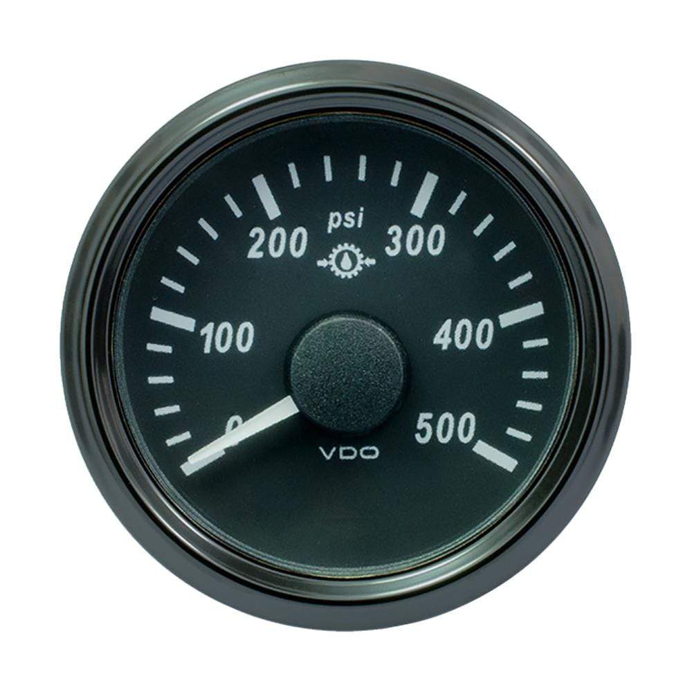 VDO Qualifies for Free Shipping VDO SingleViu 2-1/16" Gear Pressure Gauge 500 PSI #A2C3832740030