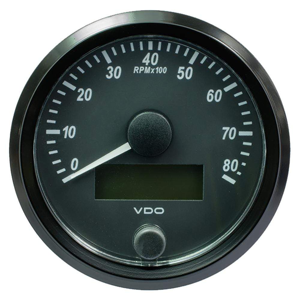 VDO Qualifies for Free Shipping VDO SingleViu 80mm 3-1/8" Tachometer 8000 RPM #A2C3833020030