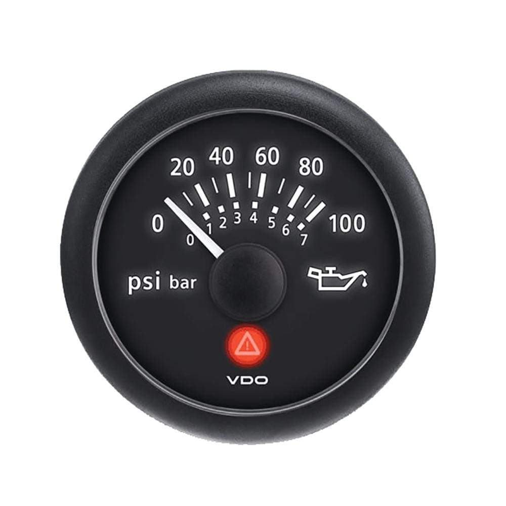 VDO Qualifies for Free Shipping VDO Viewline 2-1/16" Onyx Oil Pressure Gauge 0-100 PSI #A2C53413154-S