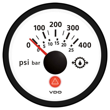 VDO Qualifies for Free Shipping VDO Viewline Ivory 400 PSI Bar Gear Pressure Gauge 12/24v #A2C53417226-S
