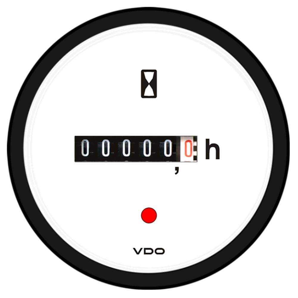 VDO Qualifies for Free Shipping VDO Viewline Ivory Hourmeter Illuminated 12/24v #A2C59510877-S