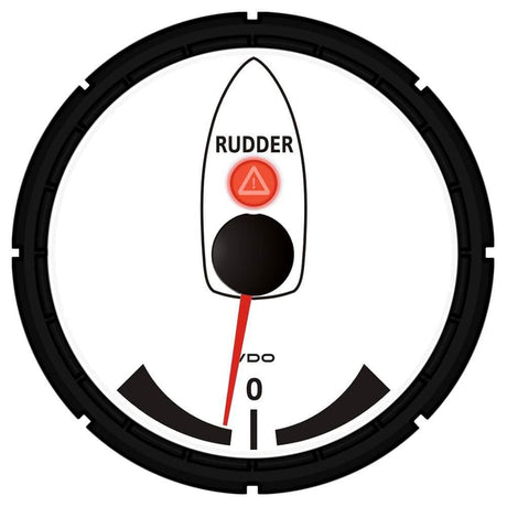 VDO Qualifies for Free Shipping VDO Viewline Ivory Rudder Angle Indicator 3-3/8" 85mm #A2C53194715-S