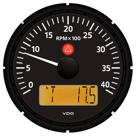VDO Qualifies for Free Shipping VDO Viewline Onyx 4000 RPM 3-3/8" 85mm Tachometer #A2C53194863-S