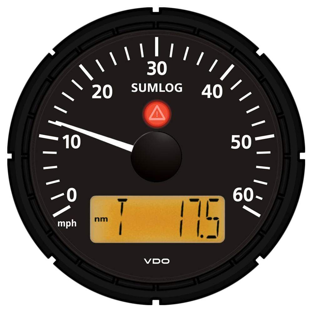 VDO Qualifies for Free Shipping VDO Viewline Onyx 60 MPH Sumlog Speed/Depth/Temp 3-3/8" #A2C53194774-S