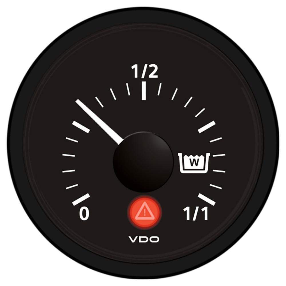 VDO Qualifies for Free Shipping VDO Viewline Onyx Wastewater Gauge 12/24v #A2C53210834-S