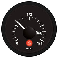 VDO Qualifies for Free Shipping VDO Viewline Onyx Wastewater Gauge 12/24v #A2C53210834-S