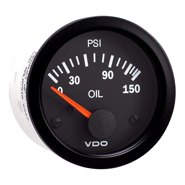 VDO Qualifies for Free Shipping VDO Vision Black 150 PSI Oil Pressure Gauge Use with VDO #350-108