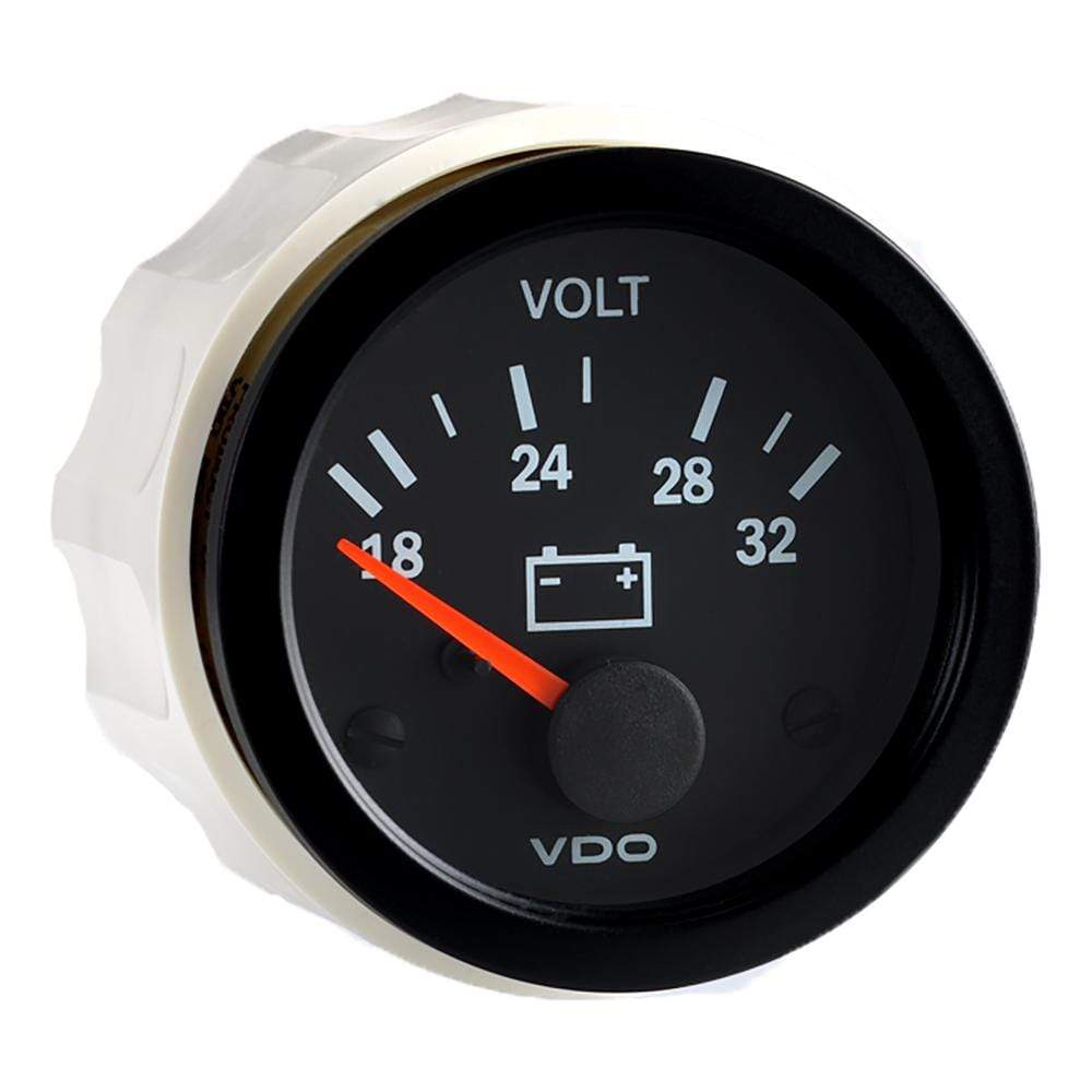 VDO Qualifies for Free Shipping VDO Vision Black 24v Voltmeter #332-104