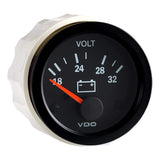 VDO Qualifies for Free Shipping VDO Vision Black 24v Voltmeter #332-104