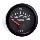 VDO Qualifies for Free Shipping VDO Vision Black 400 PSI Oil Pressure Gauge Use with VDO #350-110